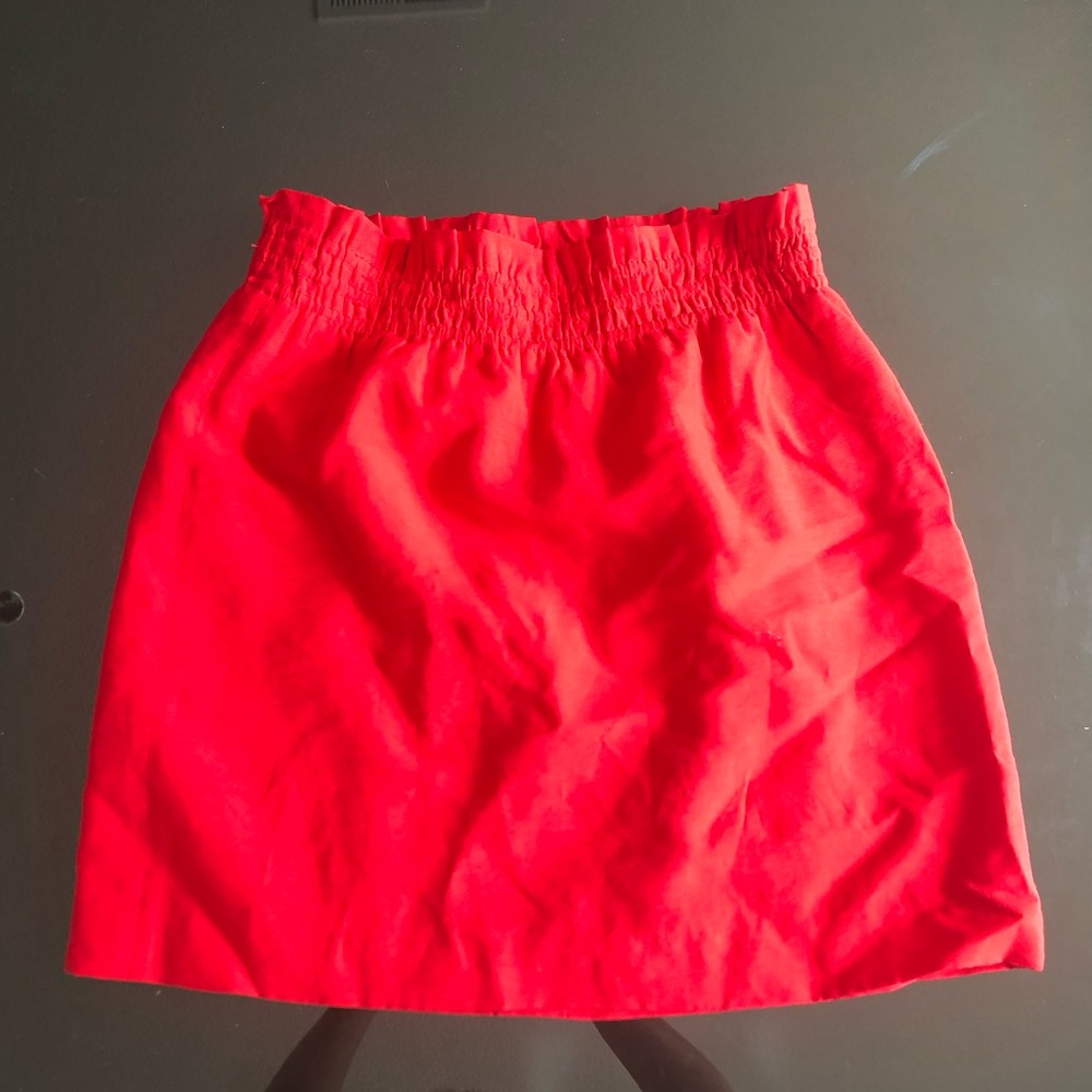 J. Crew red skirt 00